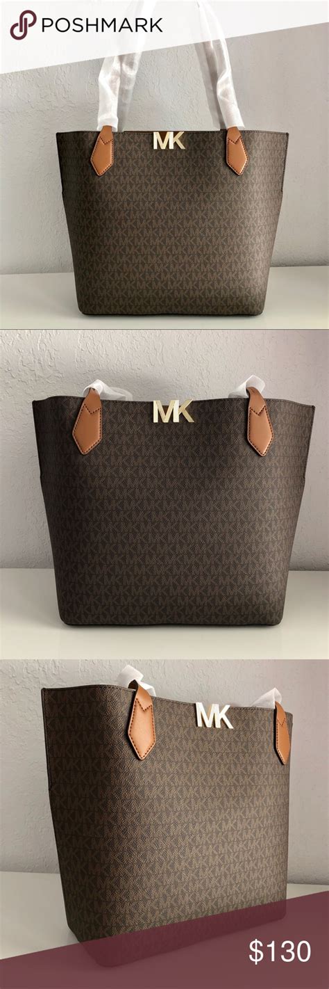 michael kors montgomery tote brown|michael kors handbags dark brown.